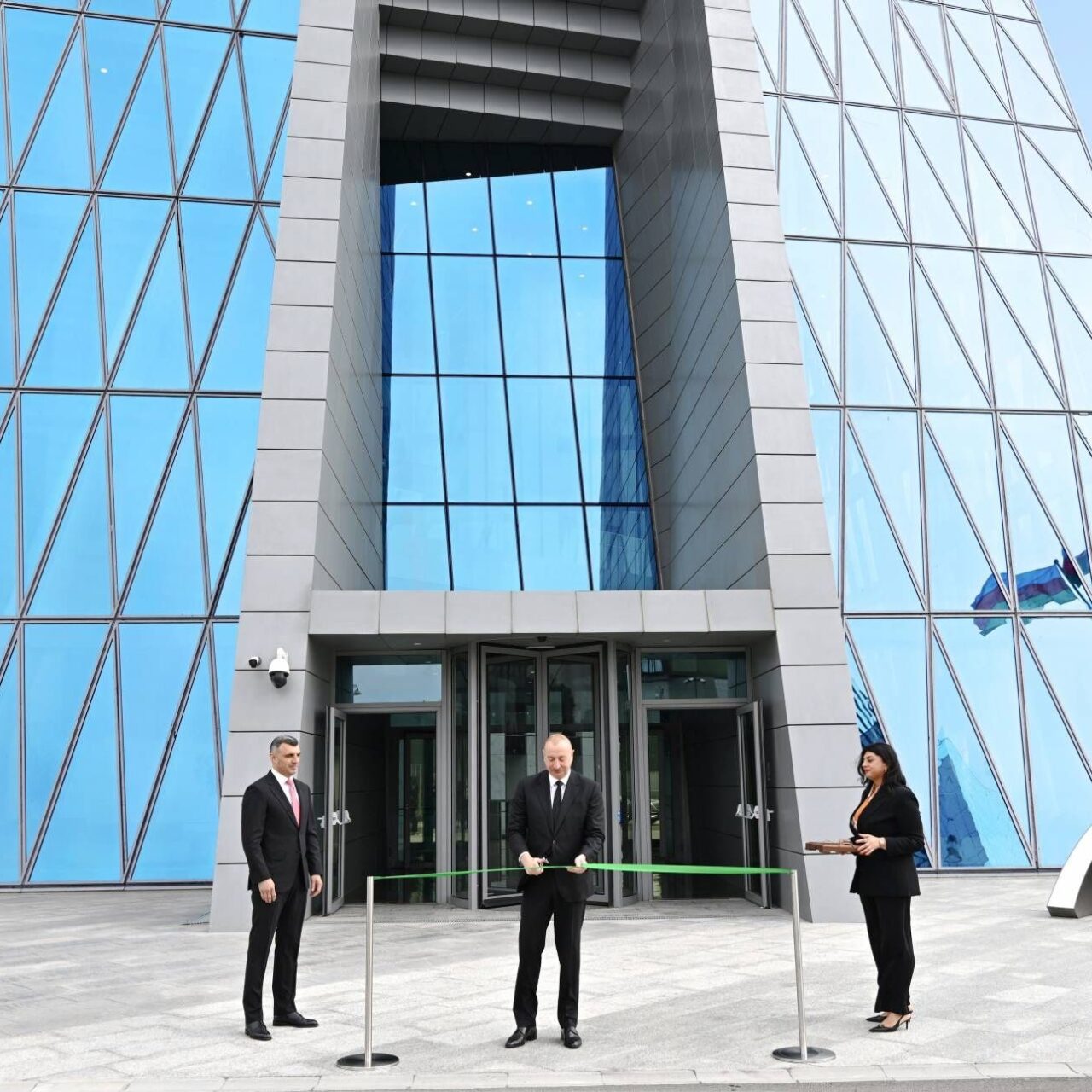 President Ilham Aliyev Attended the Opening Ceremony of the New Central Bank Building